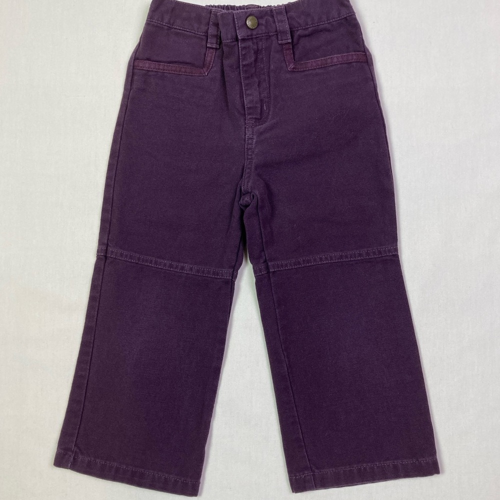 Ralph Lauren Girls’ Purple Wide-Leg Jeans